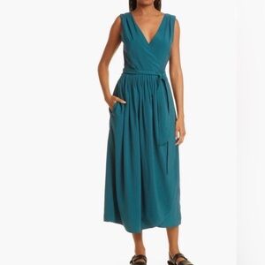 Vince Teal Midi Dress